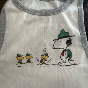 Aeropostale AERO | CAMP SNOOPY™ Follow The Beagle Cropped Tank Small, Like New